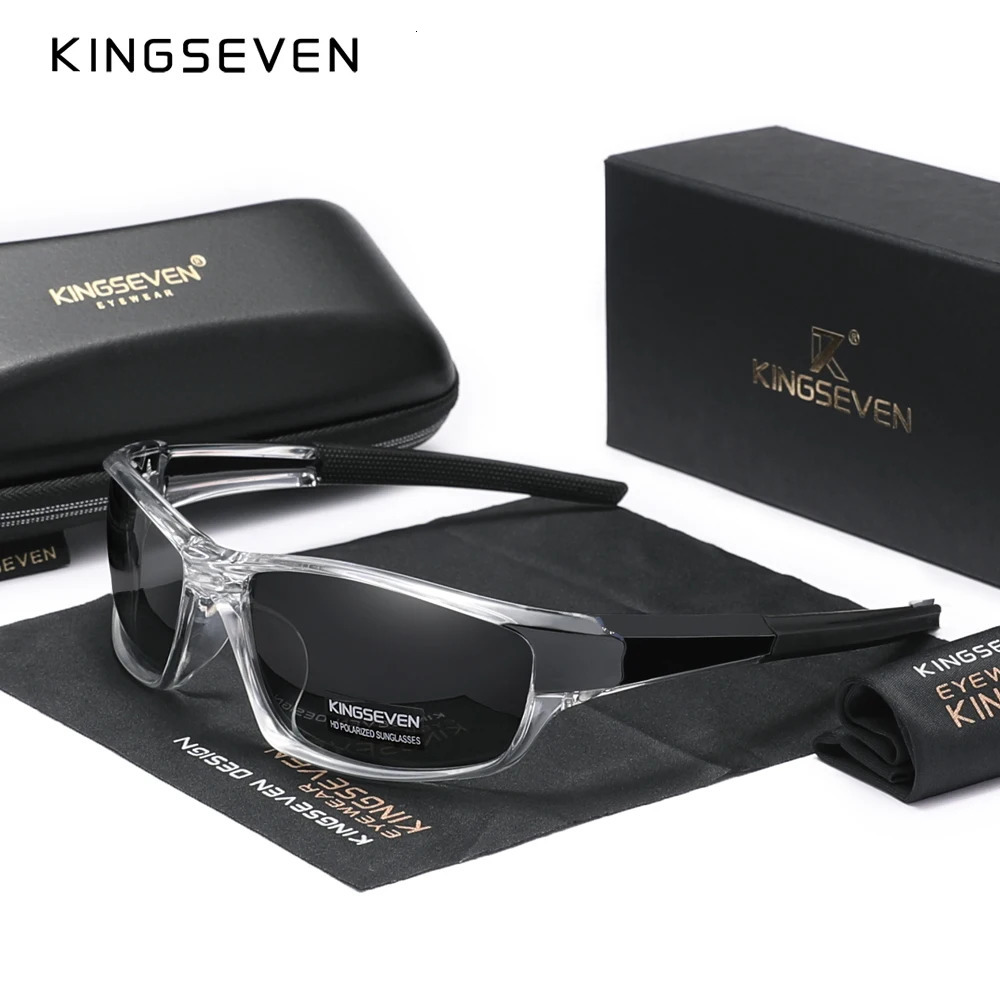 Genuine KINGSEVEN Mens Sports Polarized Sunglasses Women UV Lens Fashion Eyewear Oculos de sol 251129