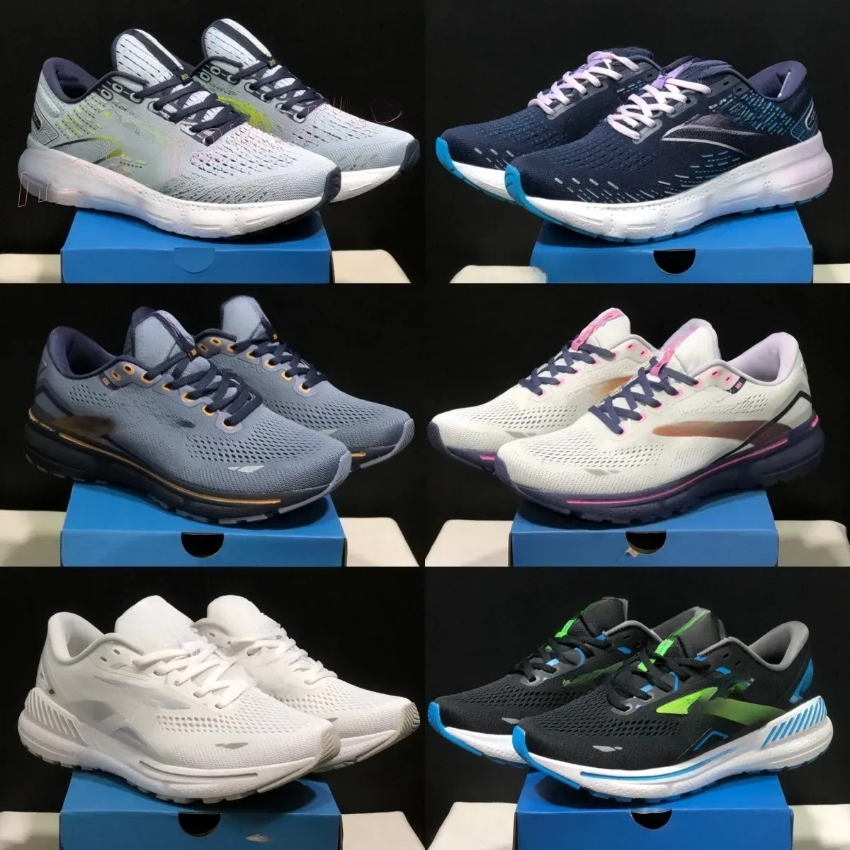 brookshoes brook brookshoes High Propulsion Athletic Trainers Premium Running and Outdoor Shoes for Men and Women Training Tennis Sports EUR36-46