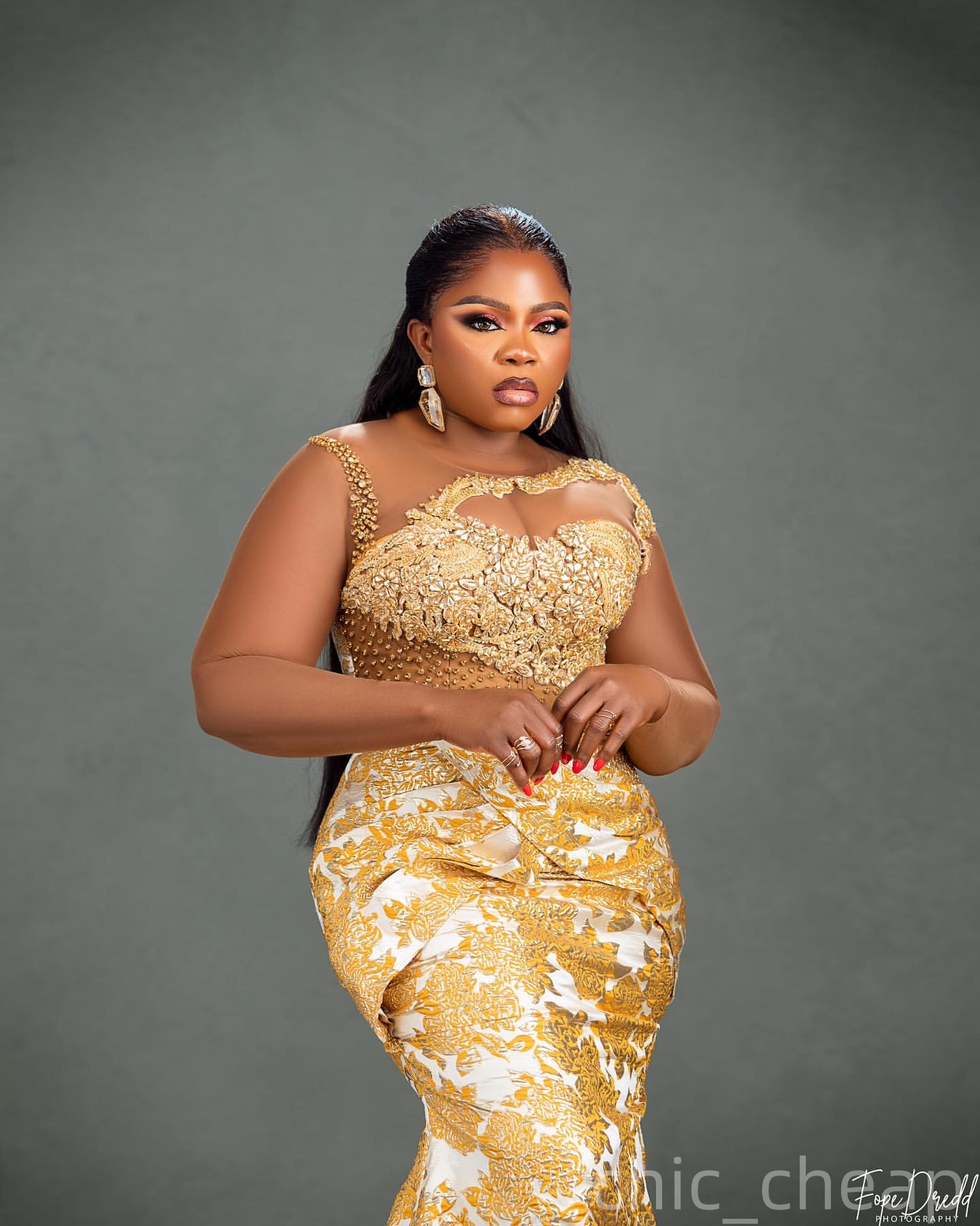 Mermaid Gold Plus Size Prom Dresses 2025 Crystals 3D Foral Lace Elegant Evening Formal Party Second Birthday Engagement Gowns Dress For Special Occasi