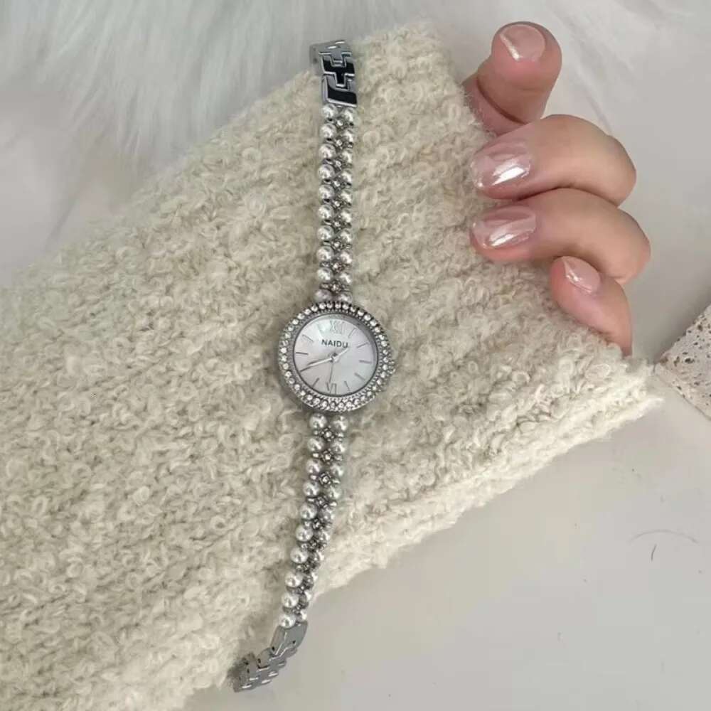 Pearl Studded Strap Women Ladies Gift Bracelet Watch Fashion Quartz Wristwatches Dropshipping Relojes Para Mujer