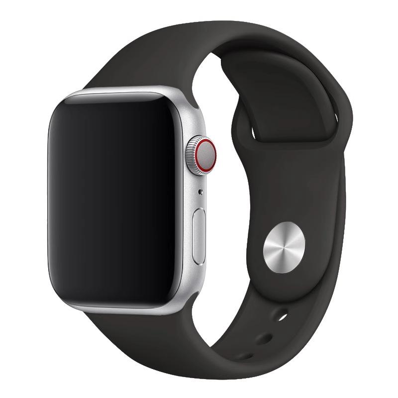 Sporty Style Silicone Bands for Your Apple Smartwatch Versatile and Long-lasting Fits All Series