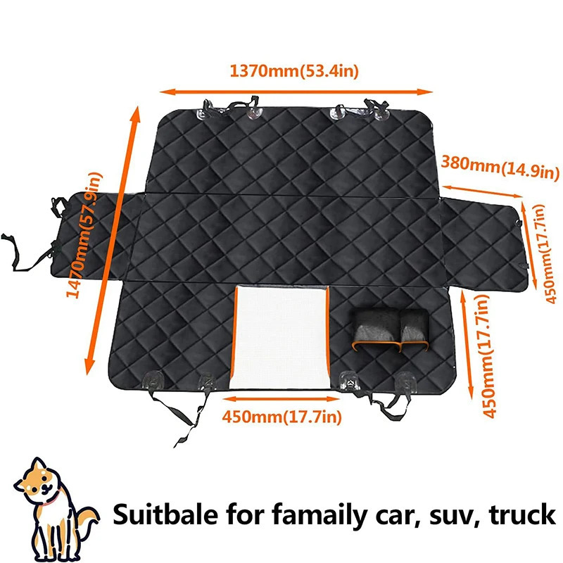 Home>Products>Dog Seat>Dog Seat>Pet Car Seat Cover 250427