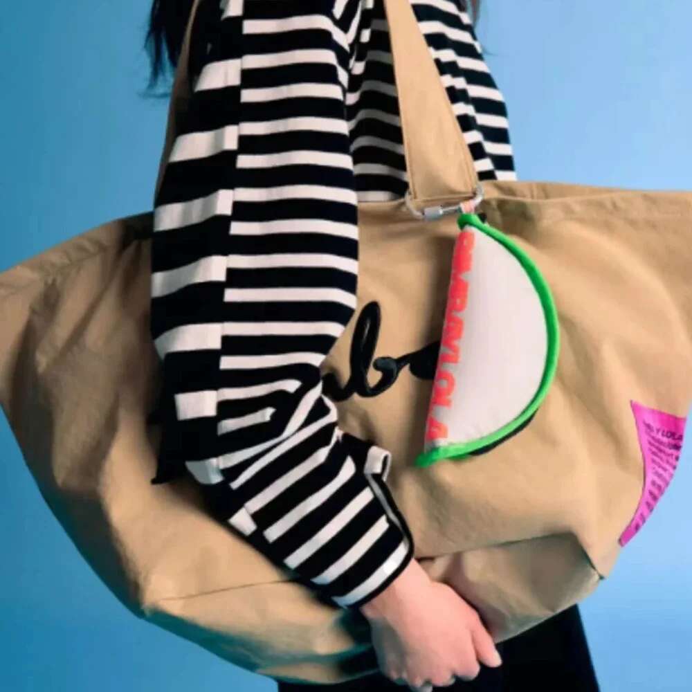 Letter Embroidered Handbag Trendy Large Capacity Handbags Lightweight Water-Proof Shopping Tote Casual Going Out Shoulder Bags