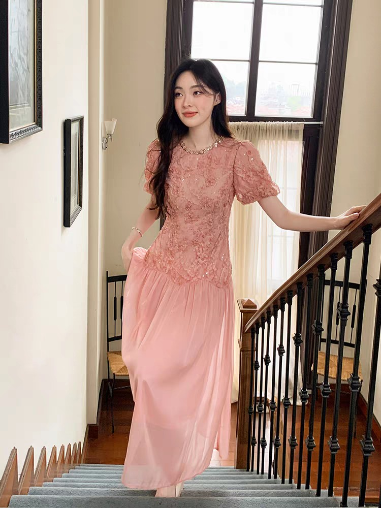 2025 floral print dress Fashion Week Show Customized Fashion Tailored clothing womens Fashion Paris.M316