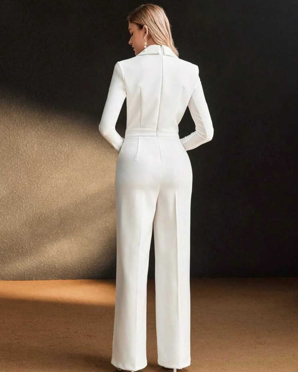 Wedding Women Pants Suits 2 Pieces Appliques V Neck Ladies Wear Blazer Prom Birthday Party Customized Jacket Sets