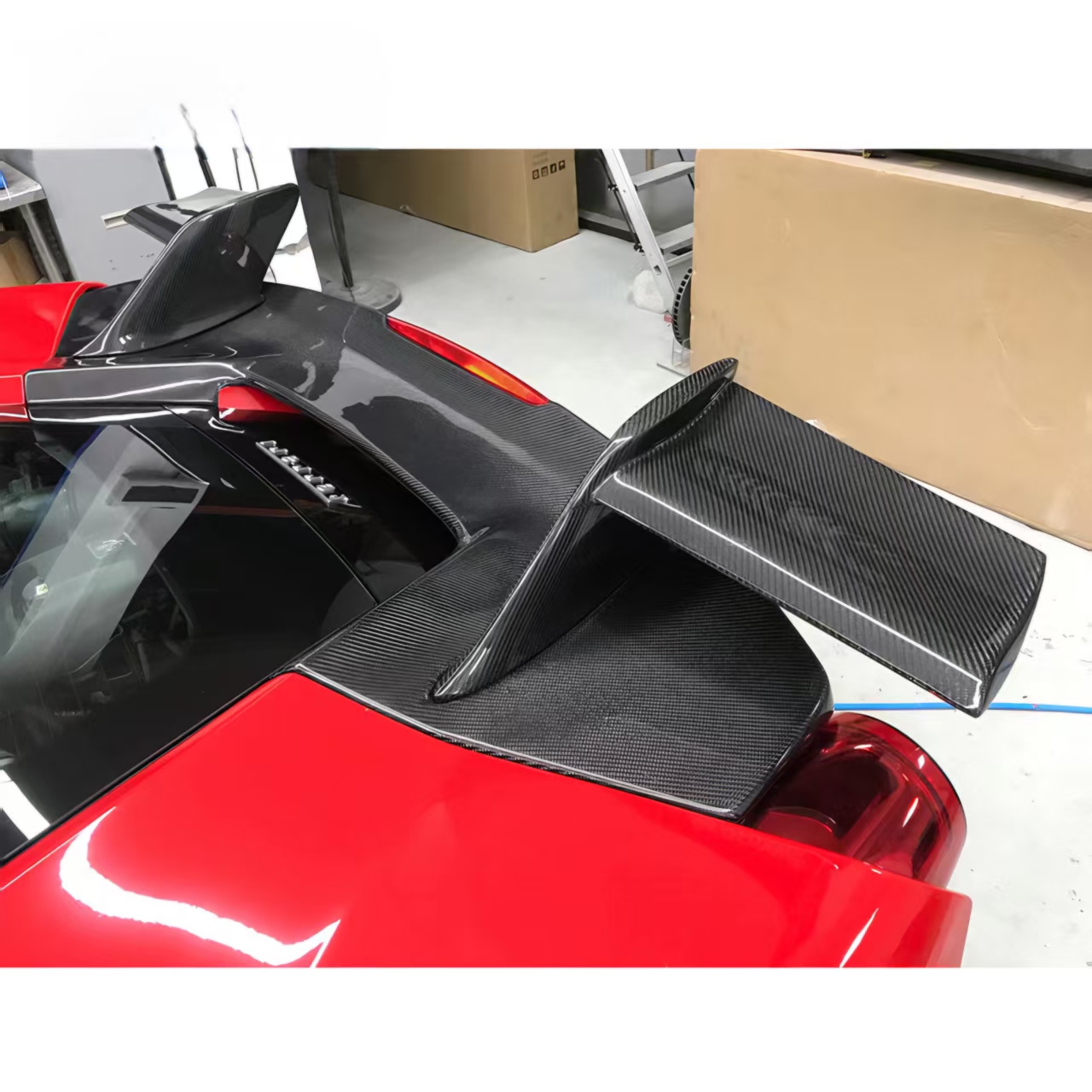 High Performance Carbon Fiber Airfoil Exterior Accessory for Ferrari 488