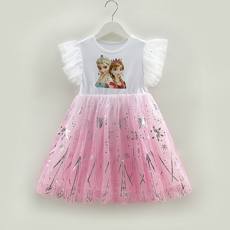DISNEY Kids designer clothes princess dress kids clothes girls' Elsa dress baby girl girls designer clothes