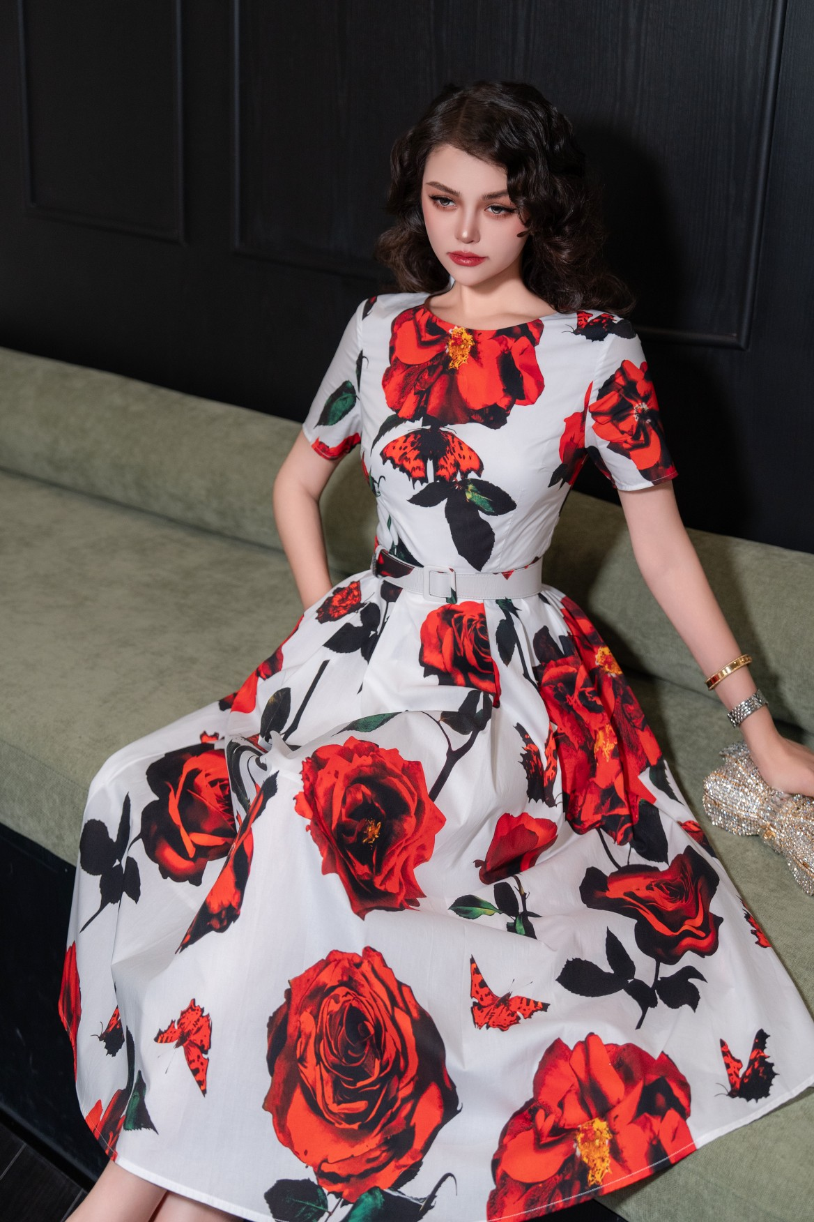 D G 2025 dress Fashion Week Show Customized Fashion Tailored clothing womens Fashion Paris.M318