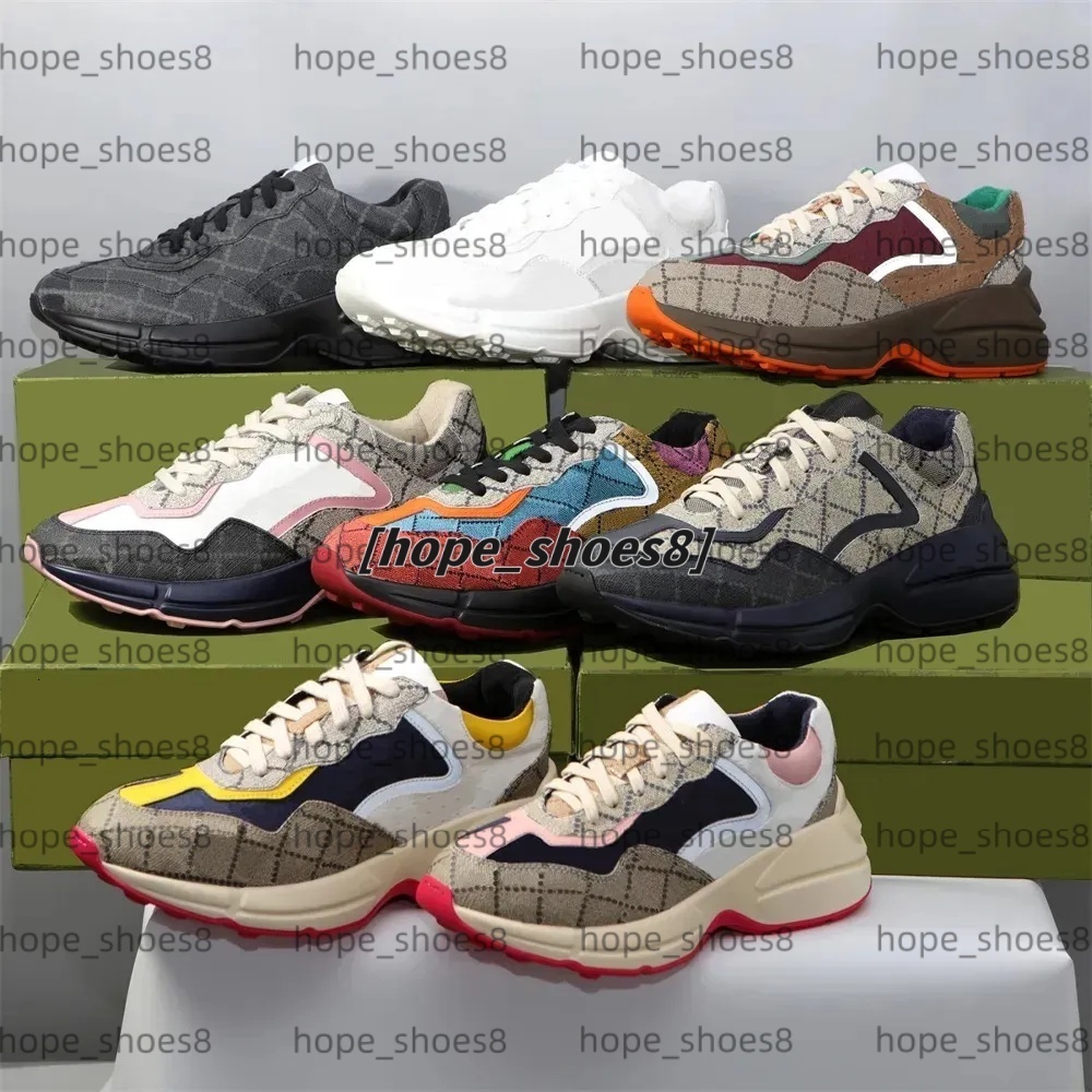 Sneakers Designer shoes Multicolor Sneakers Beige Men Vintage Chaussures Ladies casual leather Shoes Sneaker shoe size 35-45