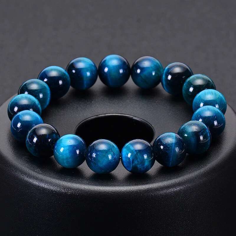 New Hot Selling Special Natural Sky Blue Tiger Eye Stone Bracelet For Men And Women Manufacturers Direct Wholesale