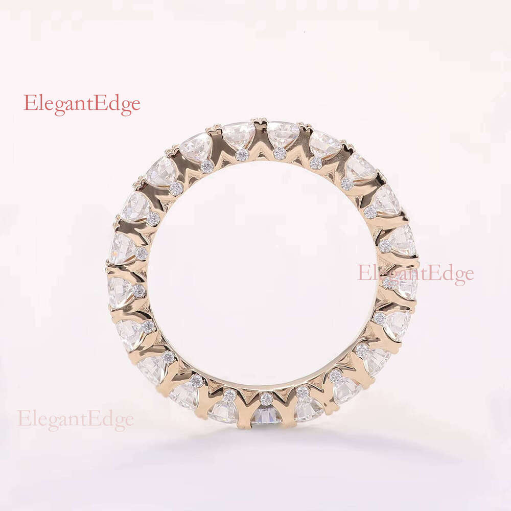 Simple luxurious labgrow eternal with unique design for both men and women, 14k gold filling ring, Valentine's Day wedding ring gift