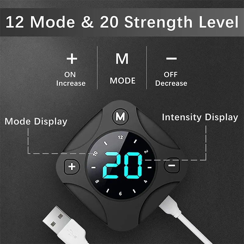 ABS Stimulator Ab MachineAbdominal Toning Belt Workout Portable Ab Stimulator Home Office Fitness Workout Equipment for Abdomen 250424