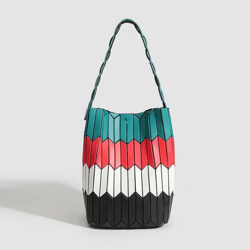 Designer Bag 2025 Matte Vegetable Basket, Water Bucket Bag, Frosted Hand-Held Color Blocked Women's Bag Luxury Bag