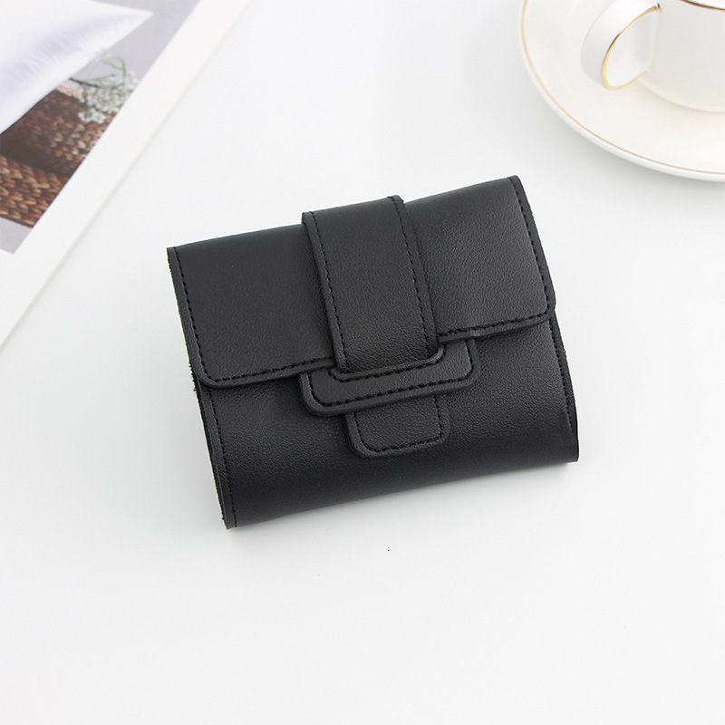 Designer Wallet New Casual Solid Color Drawstring Off Change Hand Held Bag Women S Short Wallet Wallet Luxury Wallet Key Pouch