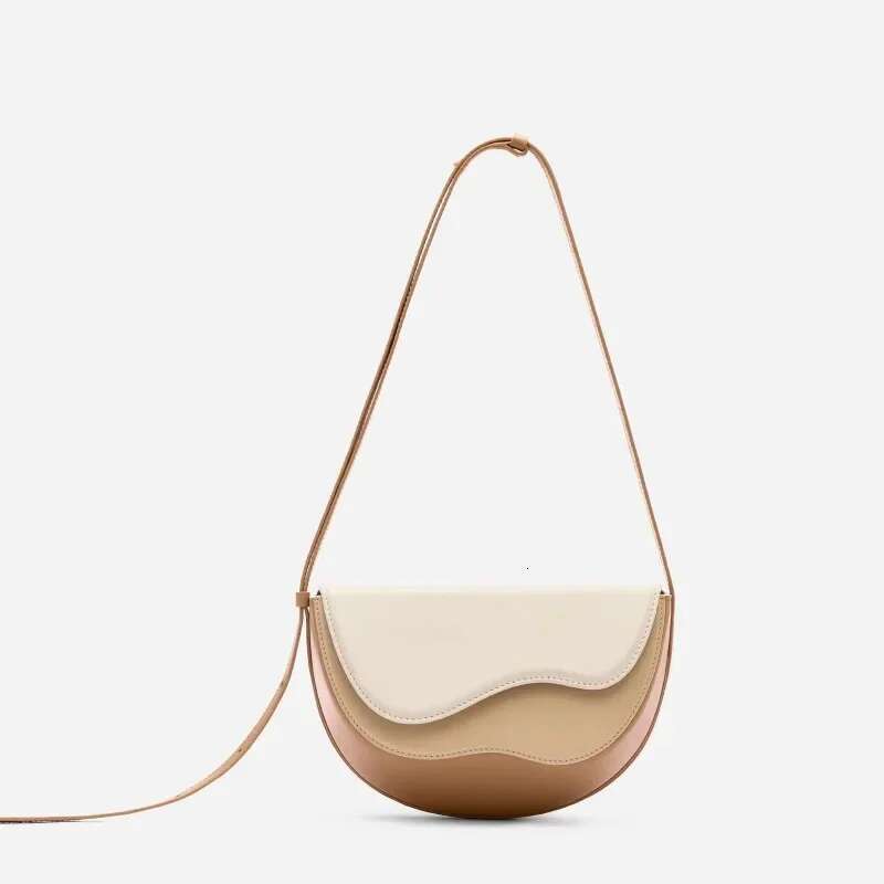 New Saddle Bag Shoulder Crossbody Bags for Women Hit Color Patchwork Bolsa Niche Underarm Bolsas Small Square Bolsos Mujer