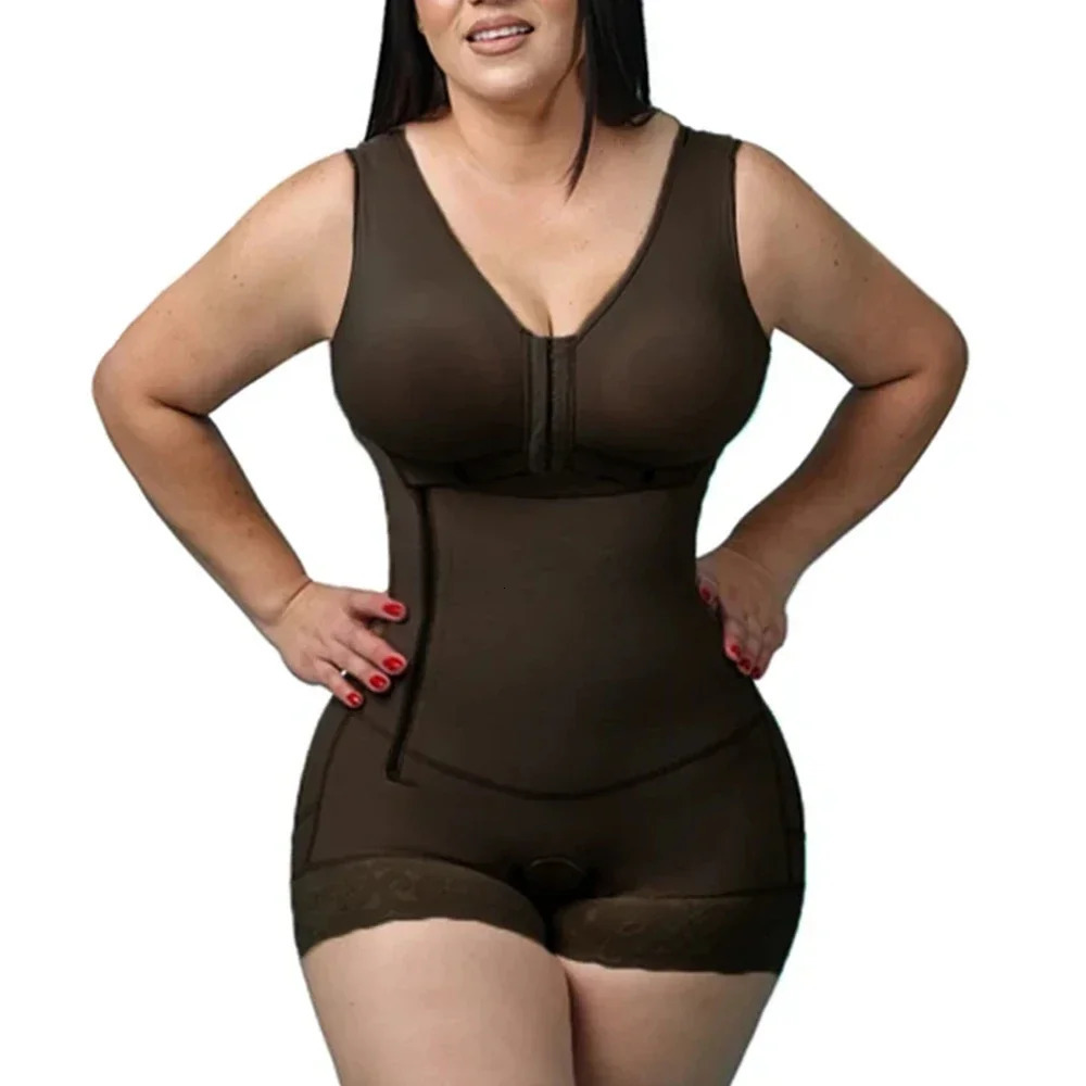 Faja Colombiana strapless sleeveless bra for weight loss tight fitting clothing zipper waist trainer shapeshifter 250430