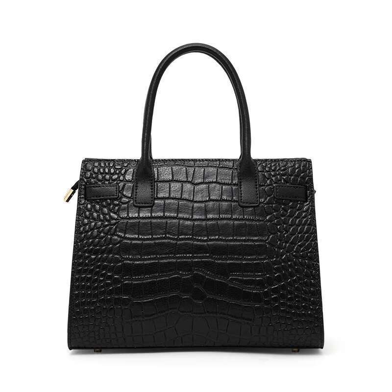 Leather bag,women's handbag, cowhide cross-body 2024 new style, light and luxurious, mother bag, large capacity