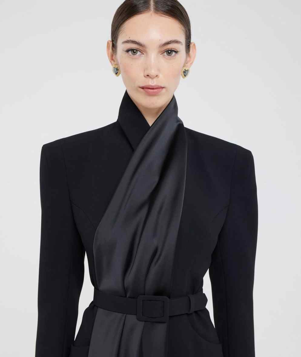 Fashion Show Women Dress Suits 2 Pieces High Neck Neck Ladies Wear Blazer Prom Birthday Party Customized Jacket Sets