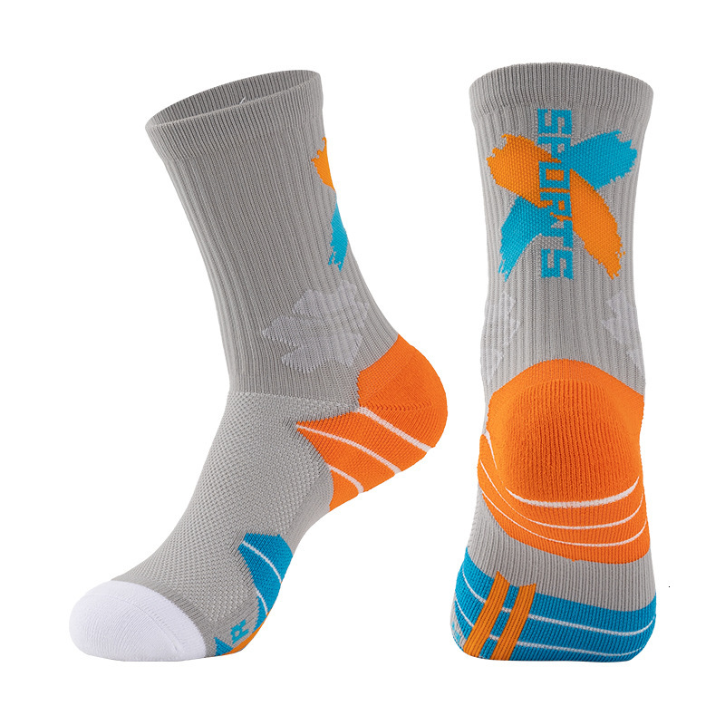 Practical professional basketball socks, children's towel bottom, breathable sports elite, mid tube, high, long tube training