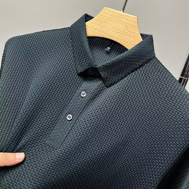 New Summer Brand Polo Shirt High Quality Men's Short Sleeve Breathable Top Business Casual Sweat-absorbing Polo-shirt for Men