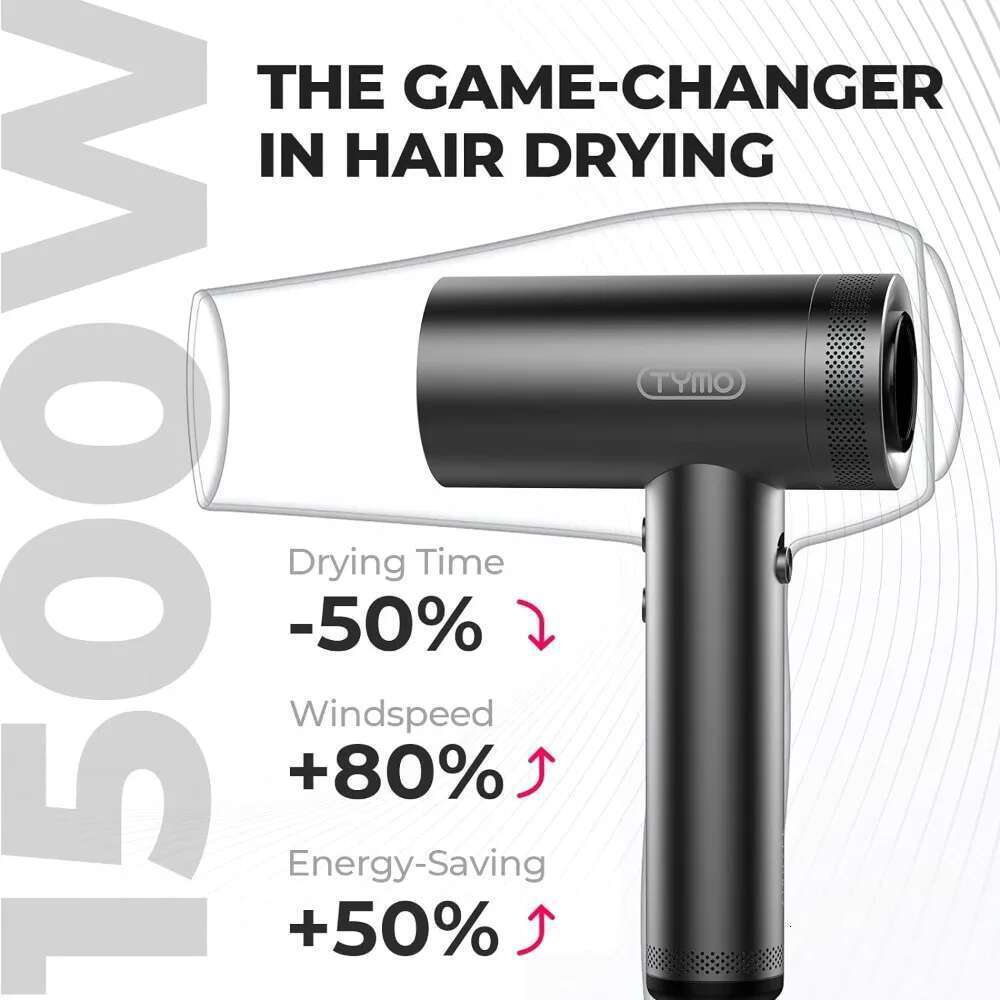 Hair Diffuser for Curly Hair, 1500W Professional High Speed Ionic Blow Dryer with Comb, 110,000RPM Fast Dry