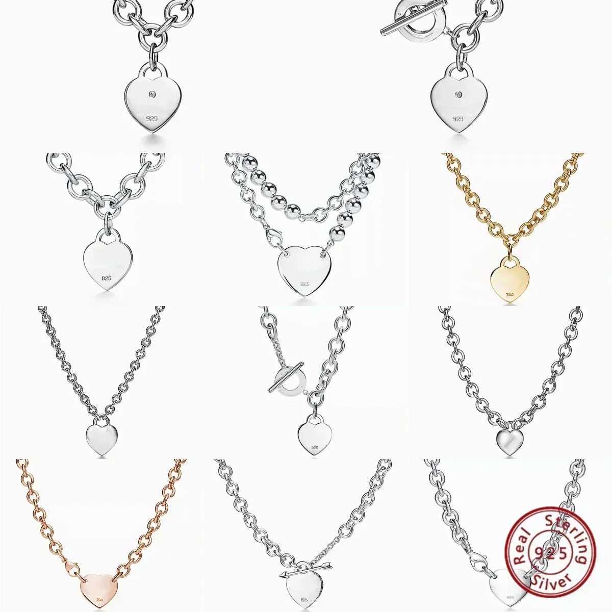 New S925 sterling silver TF necklace high-end design elevator style affordable price H25429