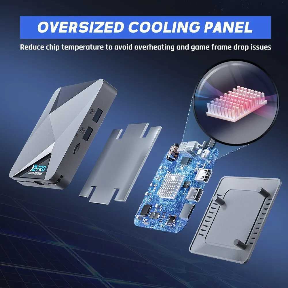 KINHANK Retro Video Game Console super Console X2 Pro with 90000 Video Games for DC/MAME/SS with Gamepad Kid Gift Game Box K251107