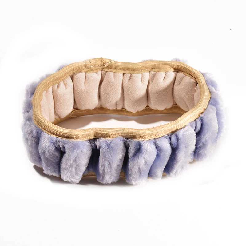 Soft plush spring steering wheel cover kit with gear lever and handbrake wool cover winter warming accessories H25430
