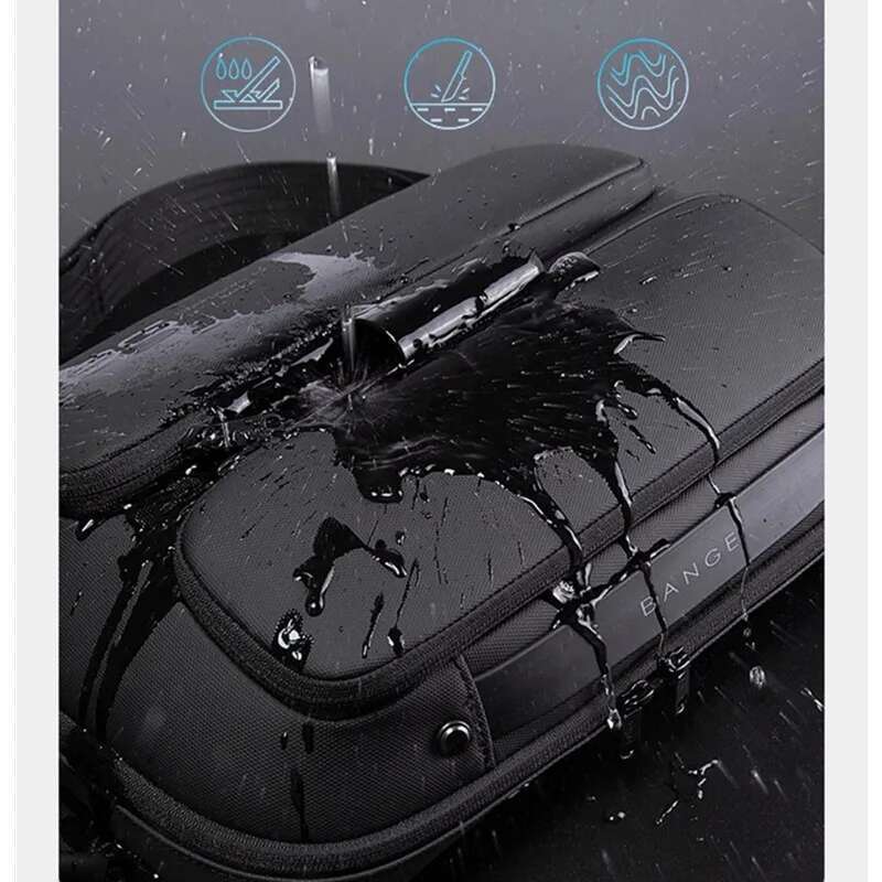 BANGE New Anti Theft Waterproof Laptop 15.6 Inch Daily Work Business Backpack School back pack mochila for Men