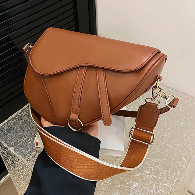 designer bag saddle bag womens fashion crossbody classic shoulder bag printed letters