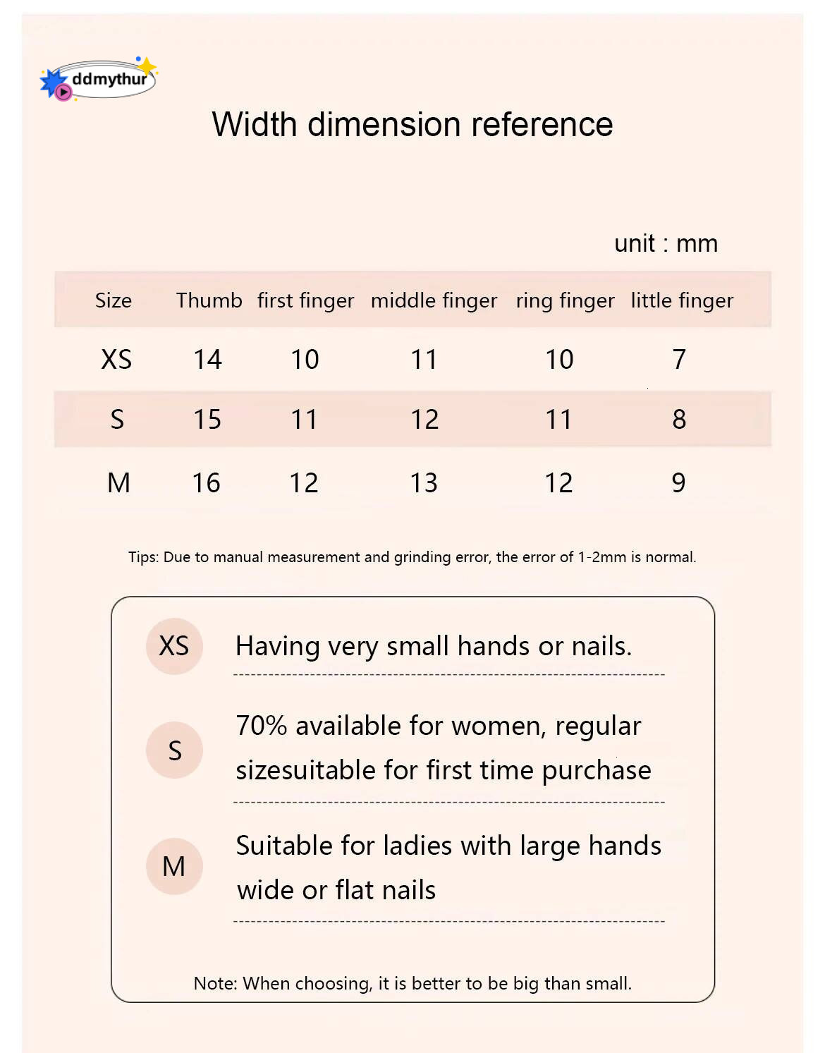 ddmythur 3.0 Types of Fingering Youthful and Energetic Fashionable Manicure ddmythur