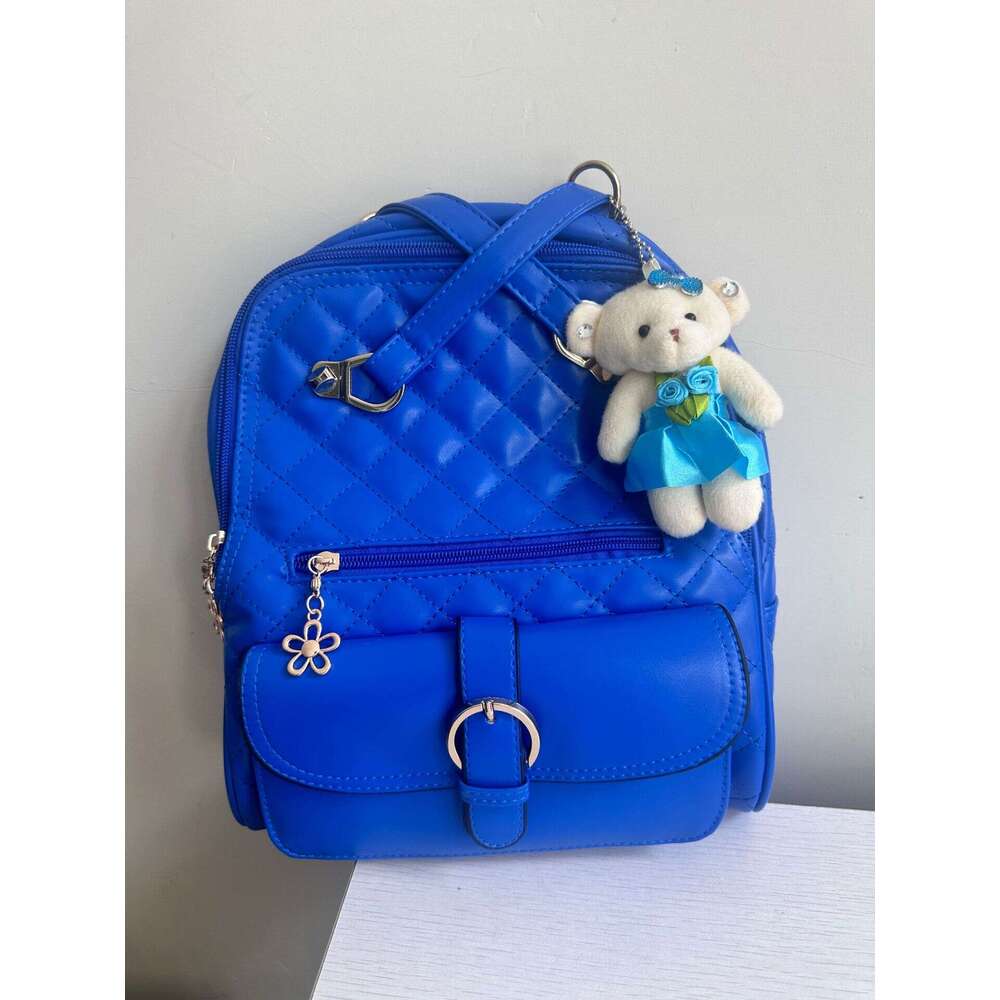 Shoulder 2024 Trendy Backpack Spring/Summer New Student Fashion Casual Bear Women's Bag
