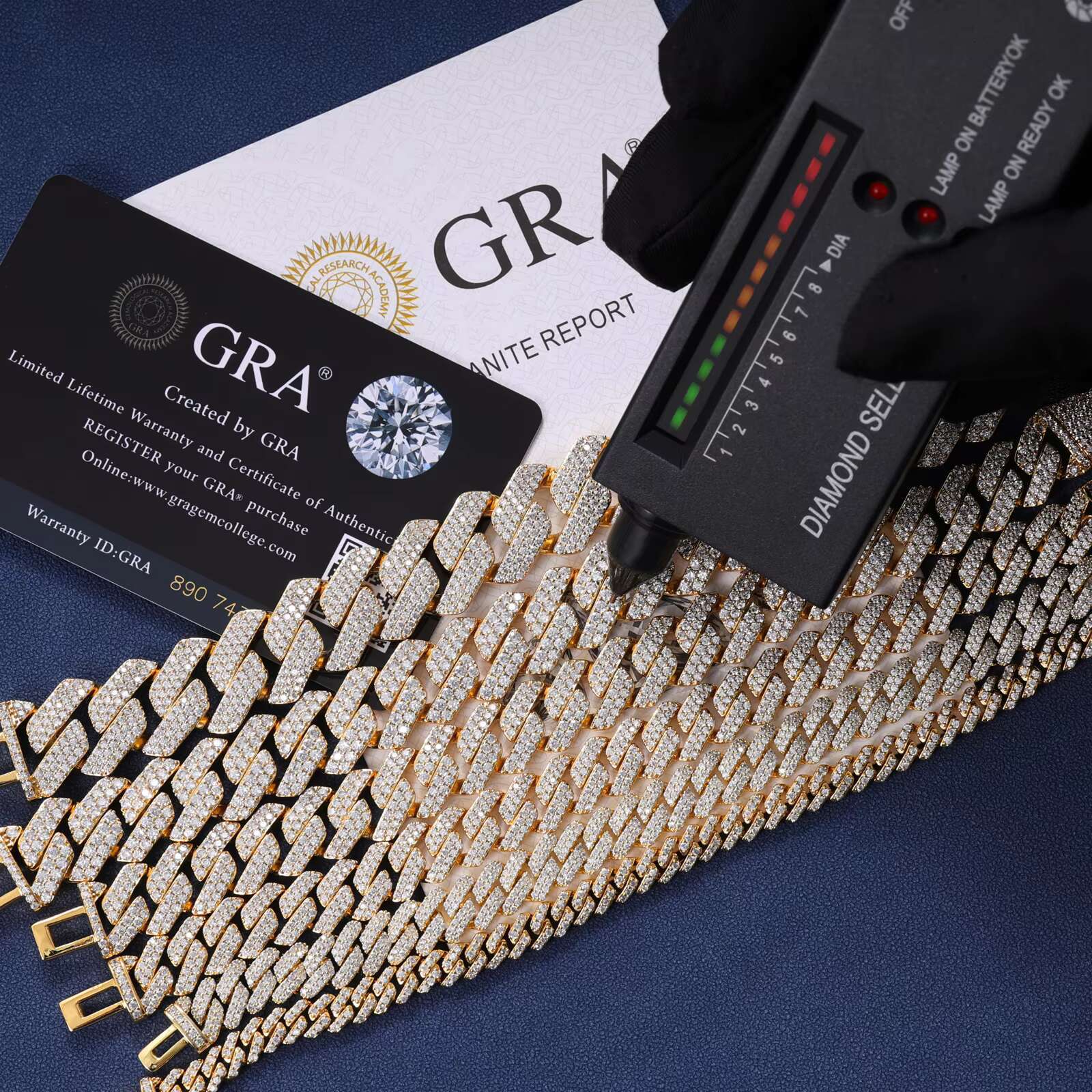 VVS D Moissanite 925 Sterling Silver Chain 6mm-18mm Hip Hop Fashionable Cuban Bracelet Necklace Jewelry Gold Plating Wedding