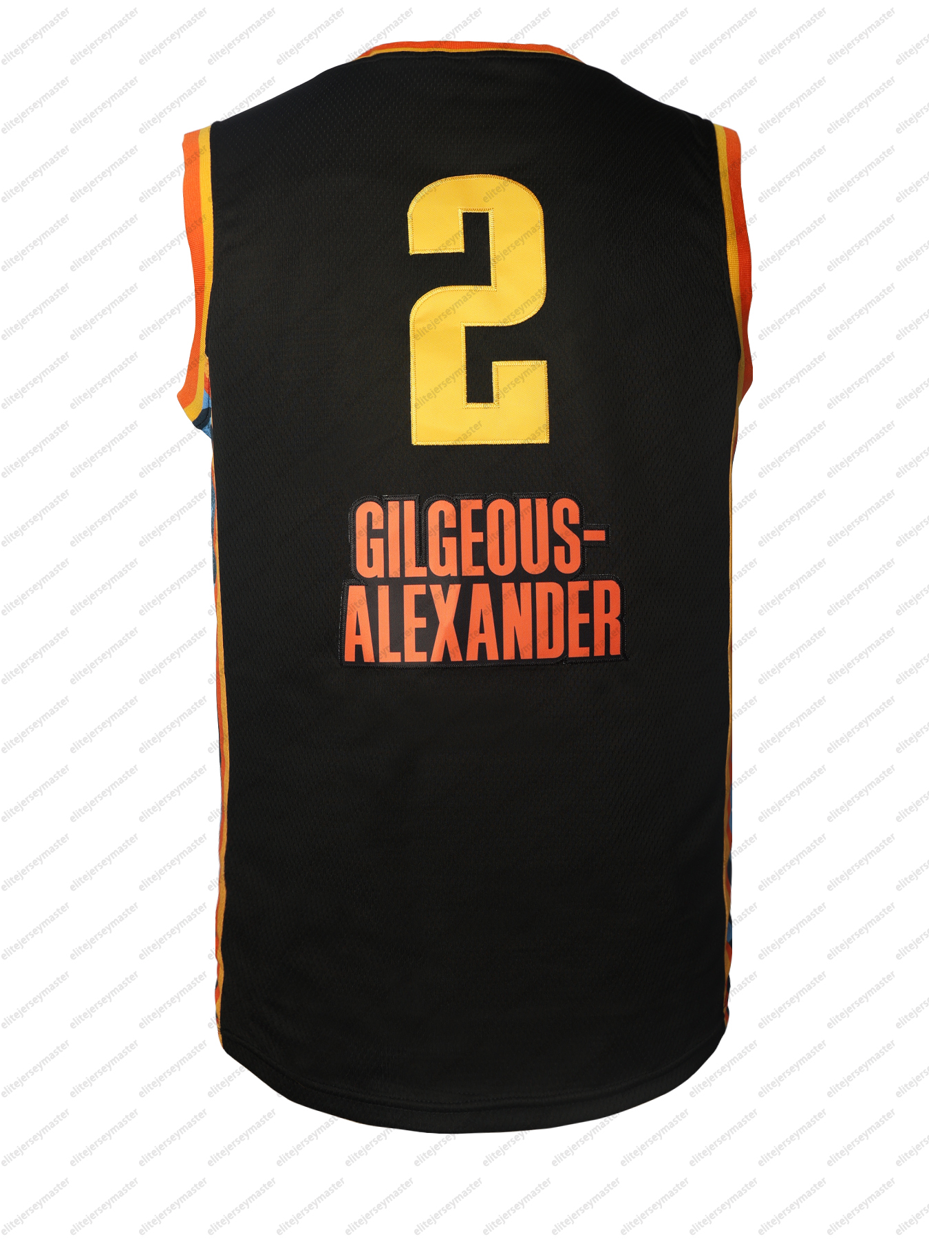 Men's Shai Gilgeous Alexander 2 Basketball Jerseys Double Stitched Personalized Name Number comfortable and breathable sports basketball tops S-X