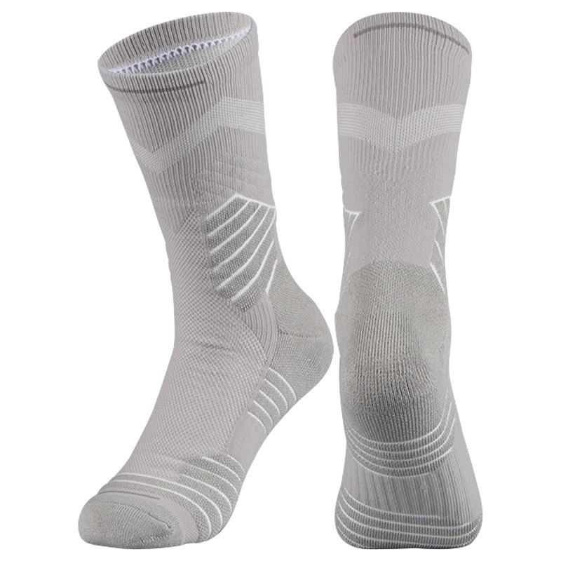 Bullfighting Basketball 2.0 Thickened Towel Bottom Men's High Top Running Practical Professional Long Mid Barrel Elite Sports Socks