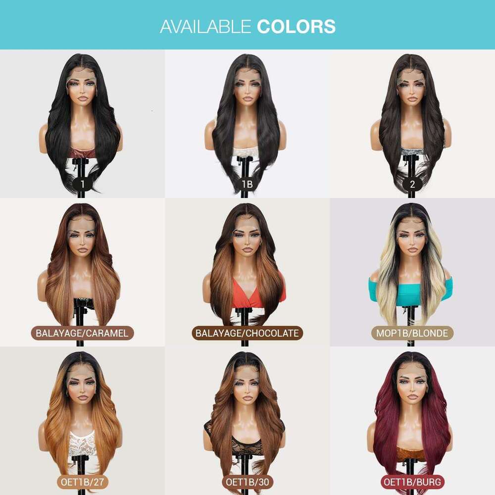 GLAM21USA HD Lace Front Straight Curly 13X6 Glueless Invisible Transparent Frontal Wig Long Human Hair Blend PrePlucked Hairline Swiss-Lace Synthetic 