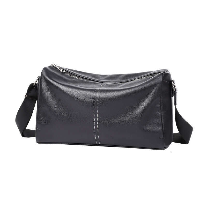 Luxury Bag Designer New Genuine Leather Large Capacity Casual Top Layer Cowhide Crossbody Fashion Simple Men S Shoulder Bag