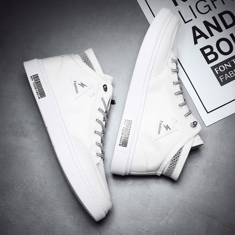 2025 New High-top Skateboard Shoes Men Ice Silk Breathable Canvas Designer Shoes Sport Casual Shoes