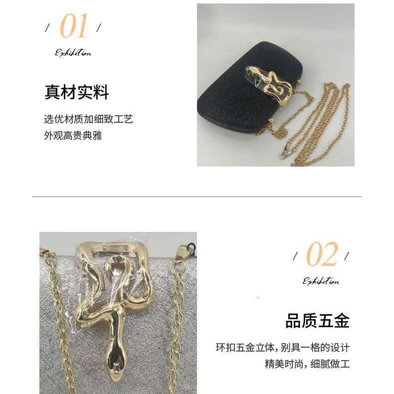 Dinner Bag Socialite Dinner Party Handbag Evening Gown Versatile Fashion Crossbody Bag Formal Armpit Bag KQ