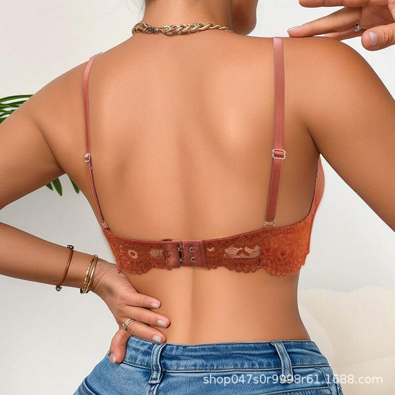 Glossy Feminine Undergarments Featuring Lace Edges And Breast Support From Steel Accents