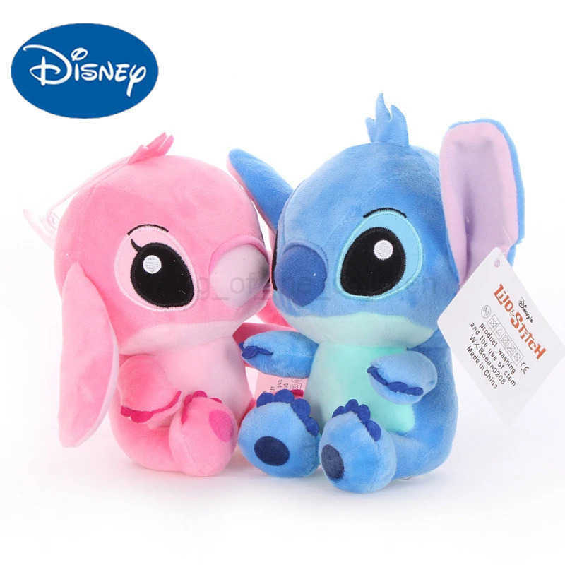 Disney 20cm stitched plush doll original anime character Lilo Stitch cute stuffed toy movie peripheral soft decoration gift W250430