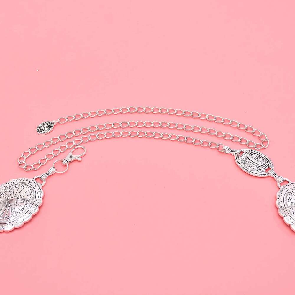 European American High-End And Fashionable Metal Waist Chains, Women's Retro Fashion, Bohemian Ethnic Style