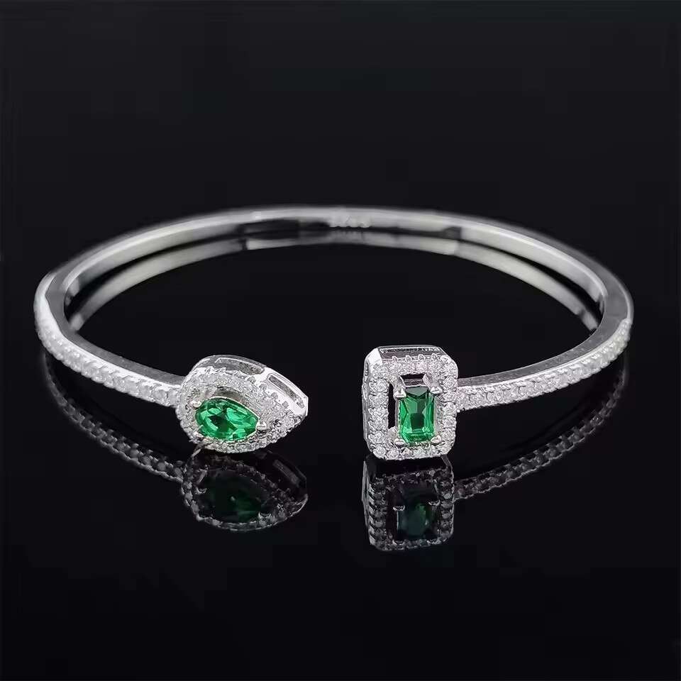 Hot selling luxury high-end opening adjustable bracelet designer jewelry shine moissanite chain gold bracelet designer bracelet for women charm bracel