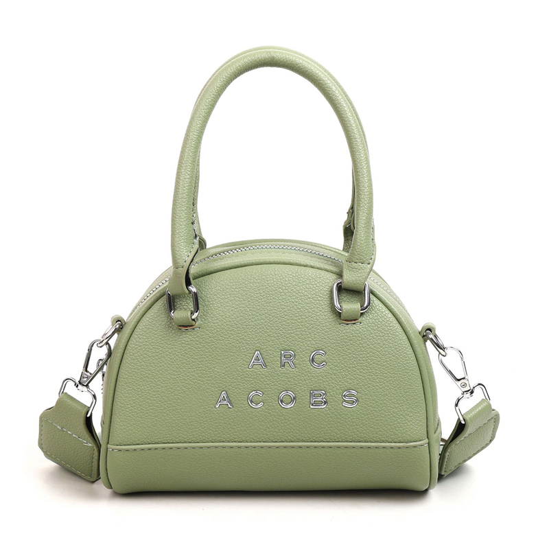 Handbag female 2025 new Hundreds of fashion bowling sweet cute crossbody bag shell bag.