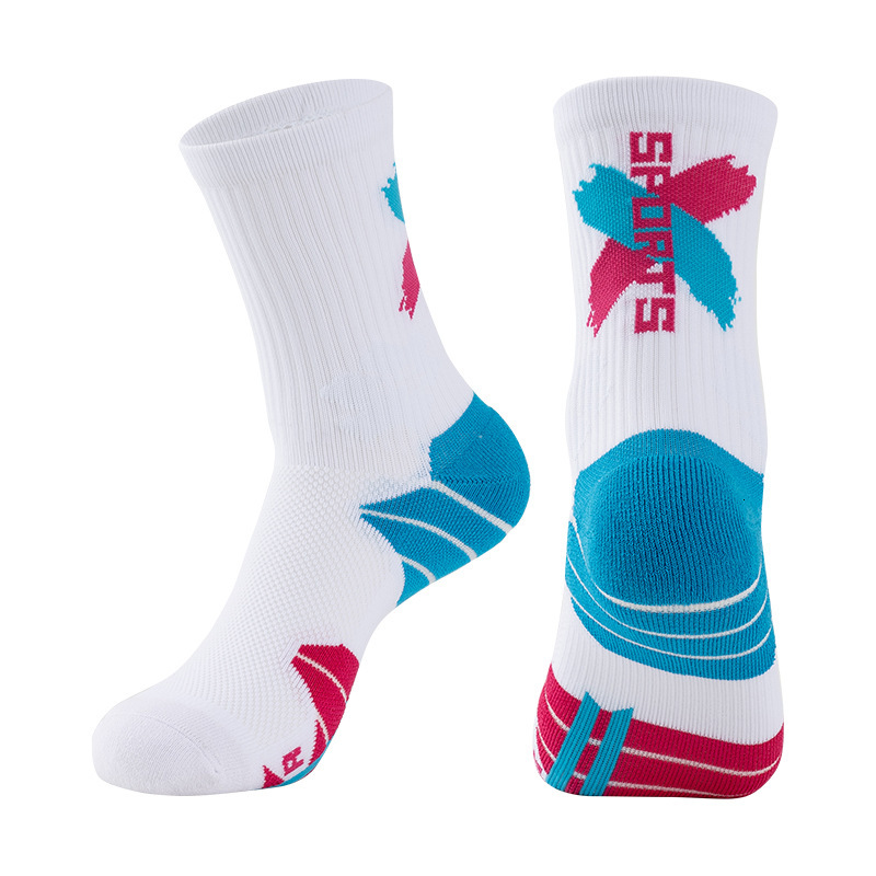 Practical professional basketball socks, children's towel bottom, breathable sports elite, mid tube, high, long tube training