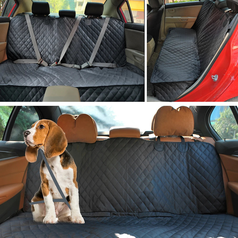 Dog car seat cover pet travel car cushion waterproof dog car seat protector with center seat armrest suitable for dogs 250427
