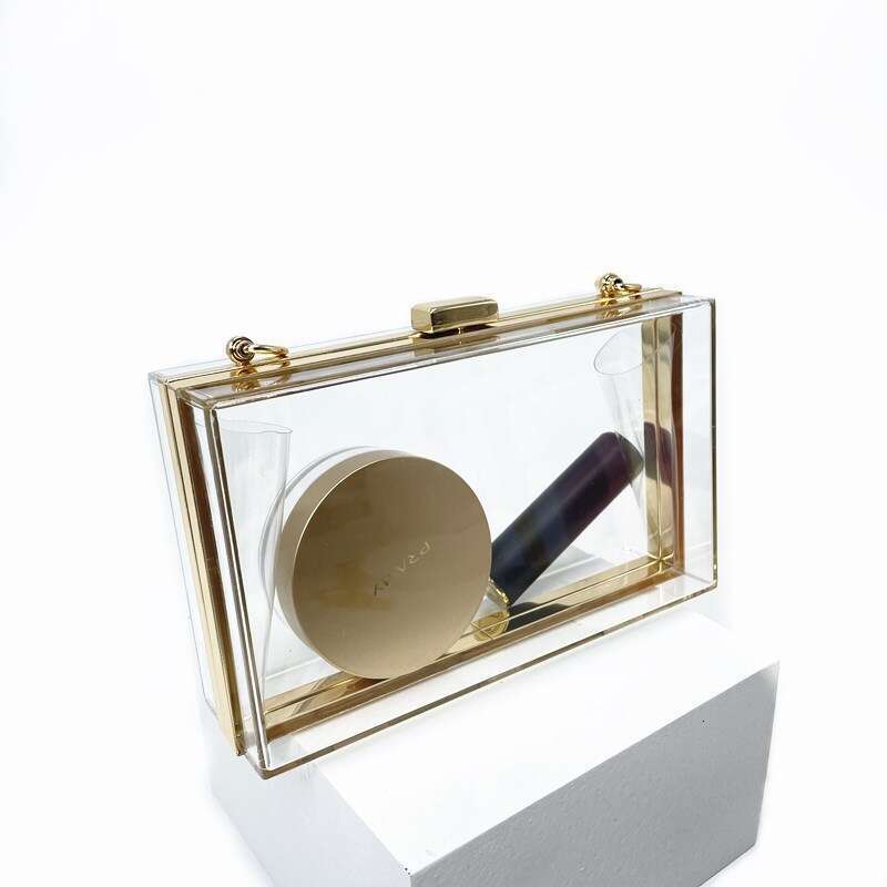 Dinner Bag New Acrylic Small Square Summer Candy Color Transparent Box Banquet Women S Chain Bag KQ