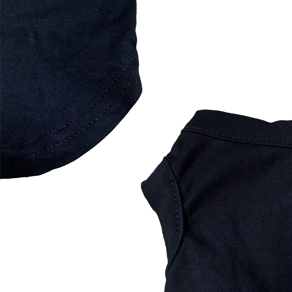 Simple Dog Clothes Soft Cotton Puppy Vest with Imitating Design Letter Print for Pet Dogs Cats, Summer Dog T-Shirts Apparel Sleeveless Breathable Dog 