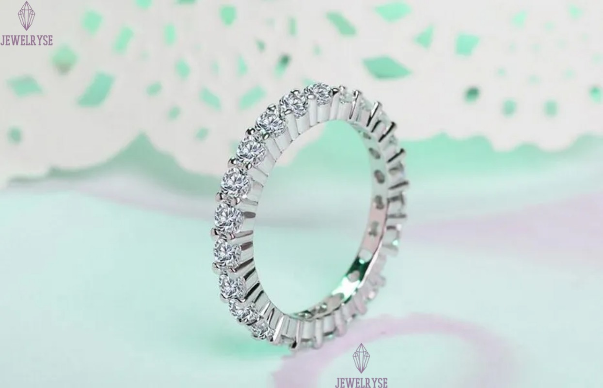 Choucong Top Sell Wedding Rings Simple Fashion Jewelry 925 Sterling Silver Rose Gold Fill 3MM Round Cut 5A Zircon Eternity Party Women Bridal Ring Set