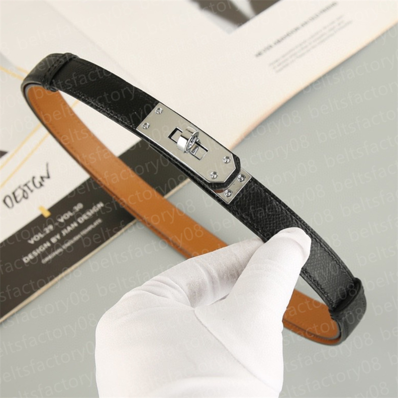 Designer leather Women Belt Adjustable buckle thin with suit jacket skirt dress shirt Fashion trend cowhide belt